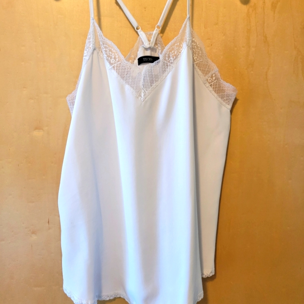 TECREW Women's Boho Floral V Neck Spaghetti Straps Tank